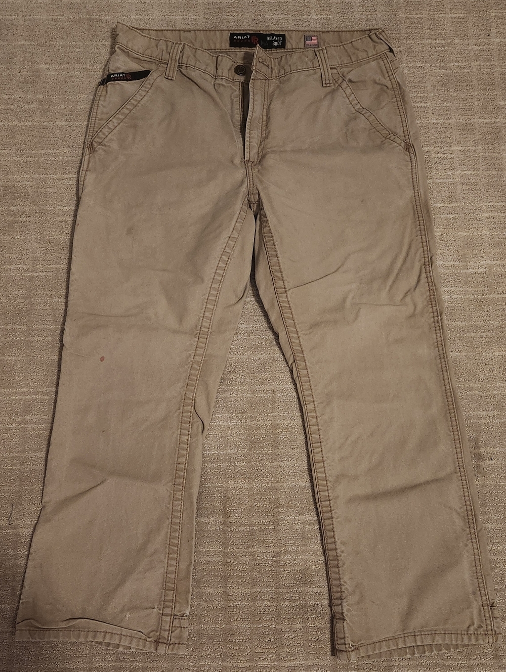 Ariat Men's FR Tan Work Jeans